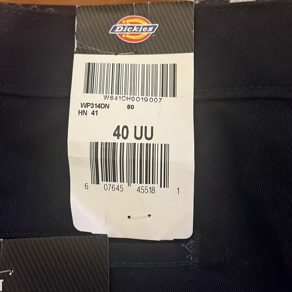 NWT- Dickies Relaxed Fit Straight Leg Cotton Work Pants/ Size 40UU - Picture 4 of 6